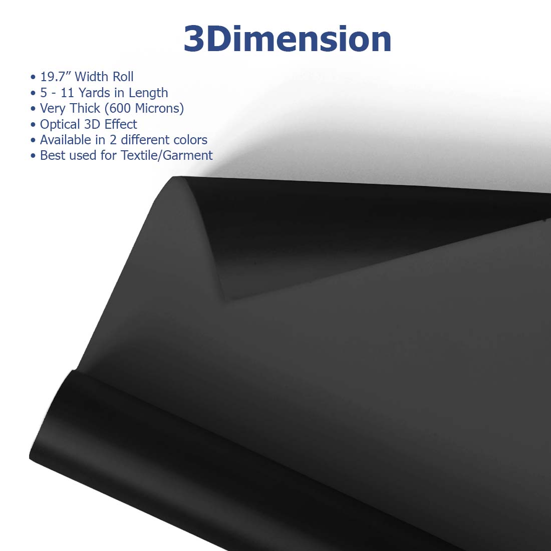 MultiCut™ 3Dimension Heat Transfer Vinyl 19.7" - Joto Imaging Supplies Canada